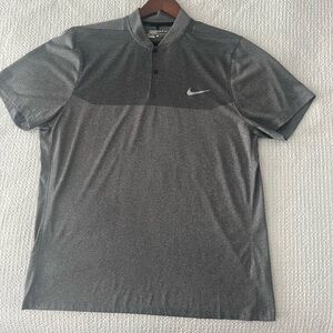 Nike Golf dri-fit collarless shirt, like new.